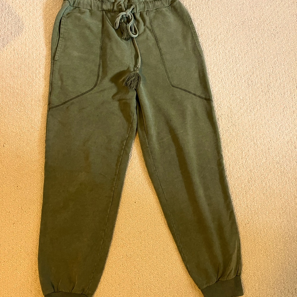 Army green dressy jogger